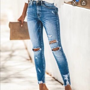 Vici Kancan super skinny distressed jeans